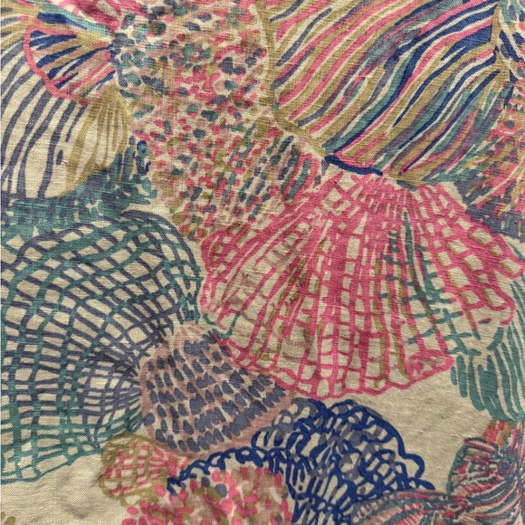 Lilly Pulitzer lagoon linen shirt dress - Picture 6 of 6